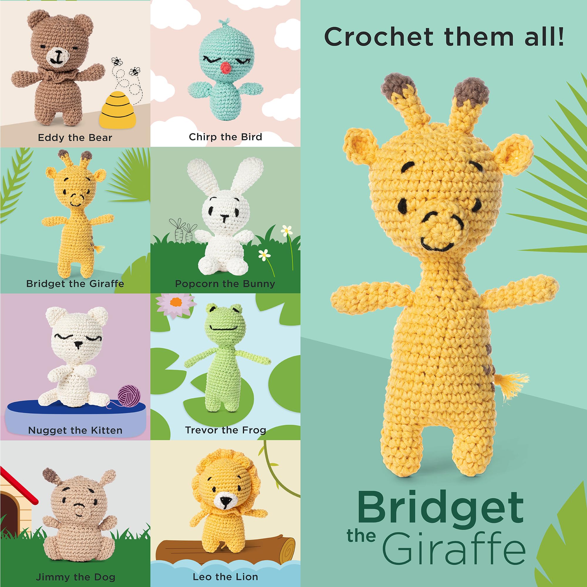 Red Heart Amigurumi Bridget The Giraffe Kit - Image 6
