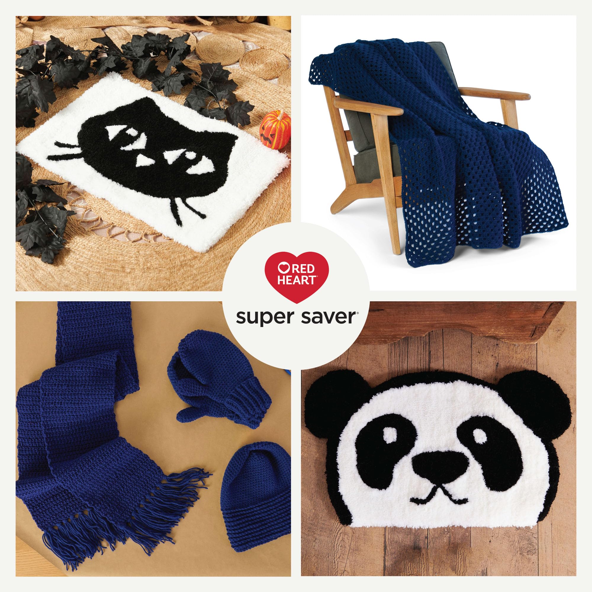 Red Heart Super Saver 1000gm Black Yarn - 1 Pack of 35.2oz/998g - 100% Acrylic - #4 Worsted (Medium) - 1860 Yards for Knitting, Crocheting, Crafts & Amigurumi - Image 5